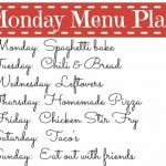 Monday Menu Plan2 150x150 Family Vacation in Florida {Part 1}