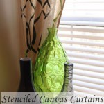 Stenciled%2BCanvas%2BCurtains 150x150 Unplug to Unleash {Guest Post from feelLOVDeveryday}