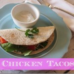 chickentacos thumb 150x150 Chicken Tacos with Slow Cooker Chicken recipe