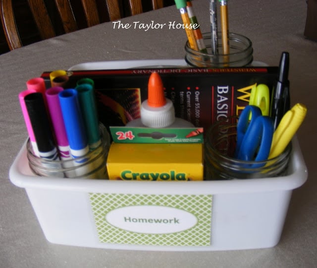  Homework Caddy & Station