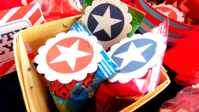  4th of July Fireworks basket