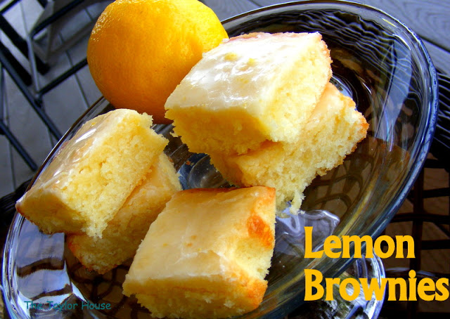  Lemon Brownies