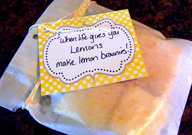  Lemon Brownies