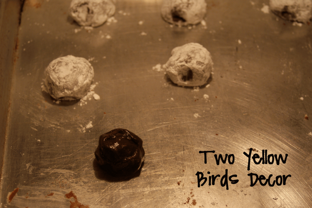 DSC05685 How to make Rolo Cake Mix Cookies Guest post by Two Yellow Birds Decor