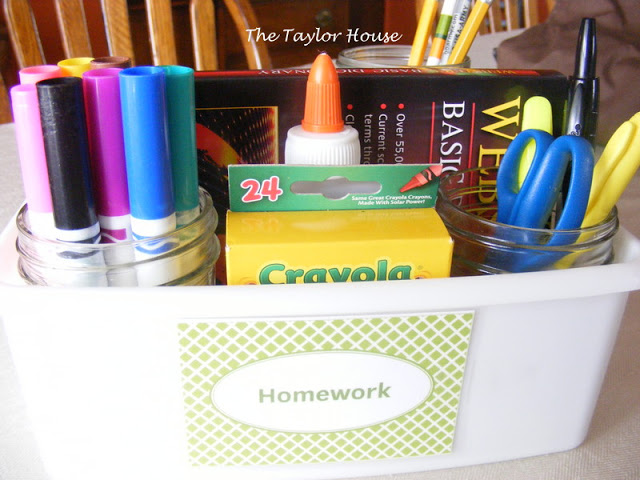  Homework Caddy & Station