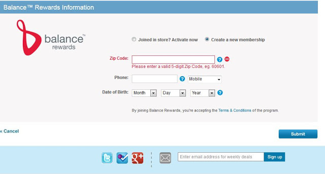  Save with Walgreens #BalanceRewards Loyalty Card
