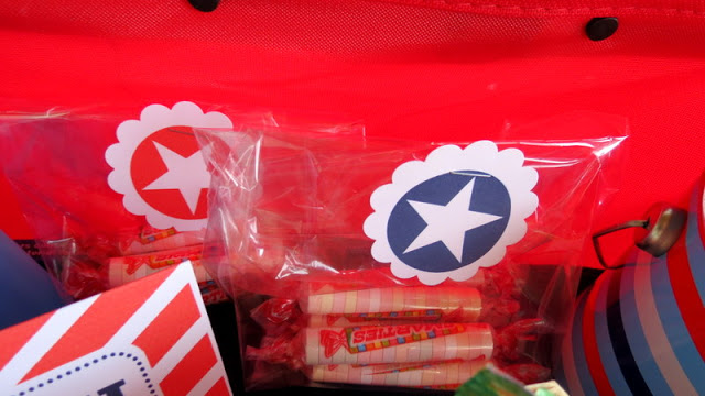  4th of July Fireworks basket