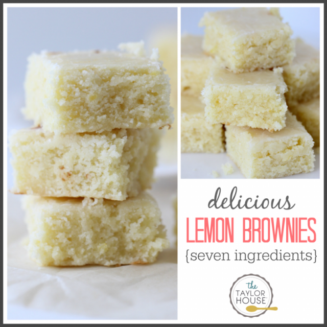 Easy Lemon Brownies Recipe Lemon Brownies