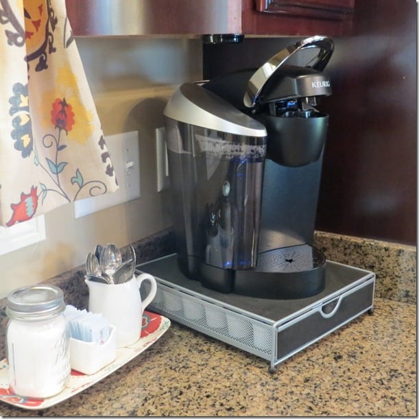 How to create an organized coffee station