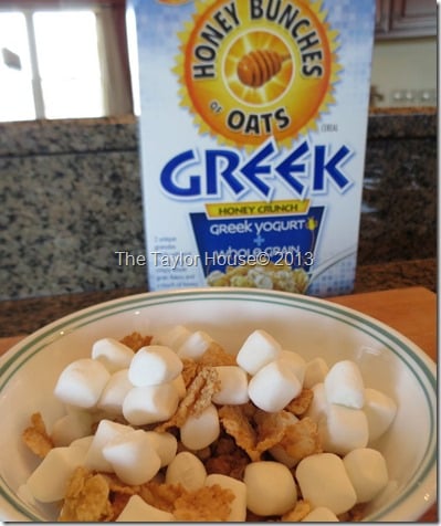 No-Bake Honey Bunches of Oats cookies
