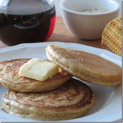 Oatmeal Whole Wheat pancake Recipe