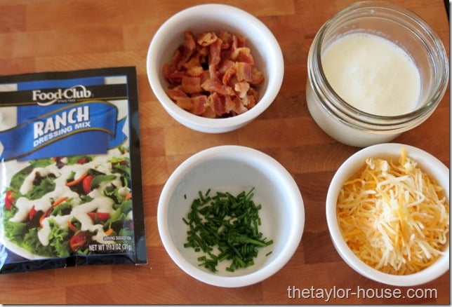 Mashed Potatoes, Ranch Potatoes