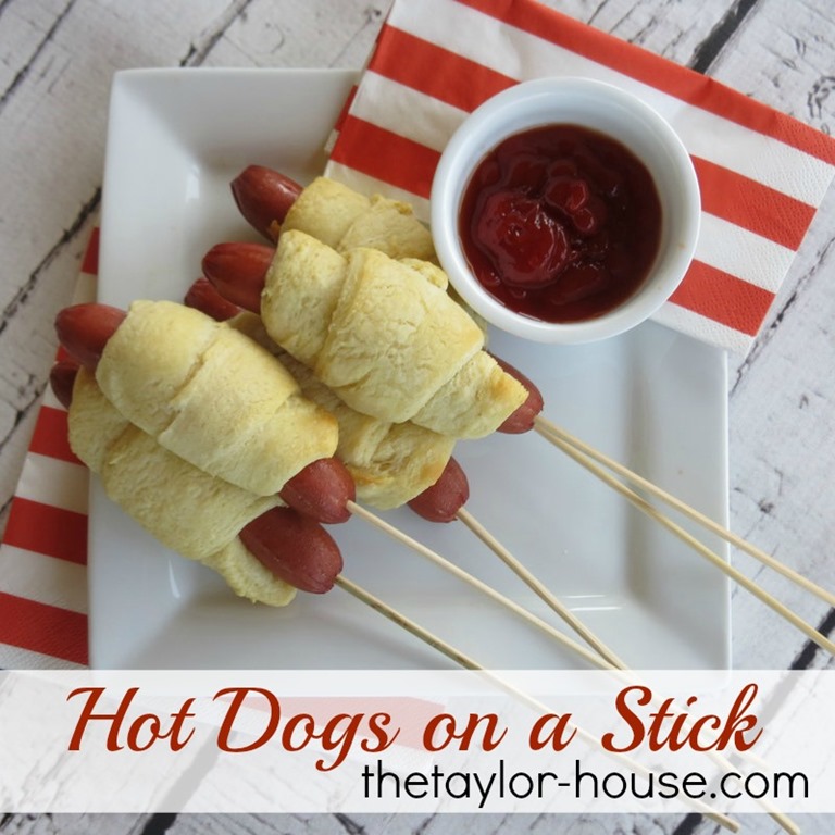 Crescent Roll Hot Dogs On A Stick Crescent Roll Hot Dogs On A Stick