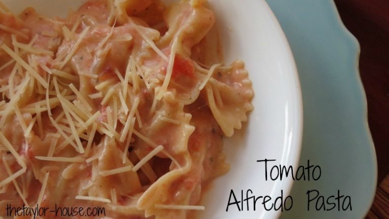 Tomato Alfredo Pasta Recipe
