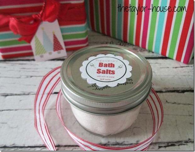 Peppermint Bath Salts, DIY Gift Ideas