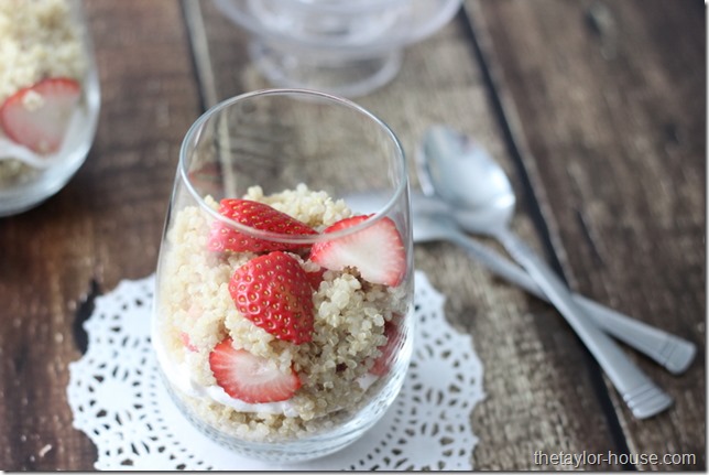 Strawberry Quinoa Parfait