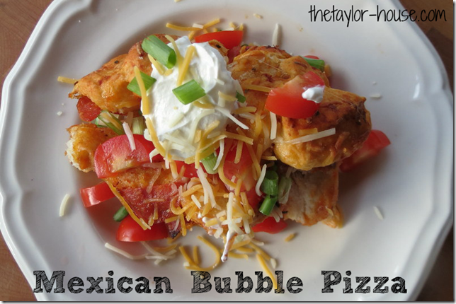 Mexican Bubble Pizza