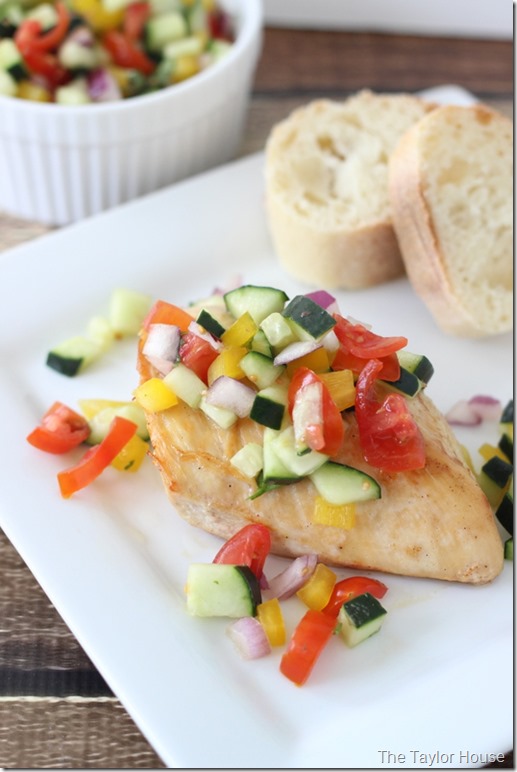 Healthy Recipe Baked Chicken with Cucumber Salsa Page 2 of 2 The
