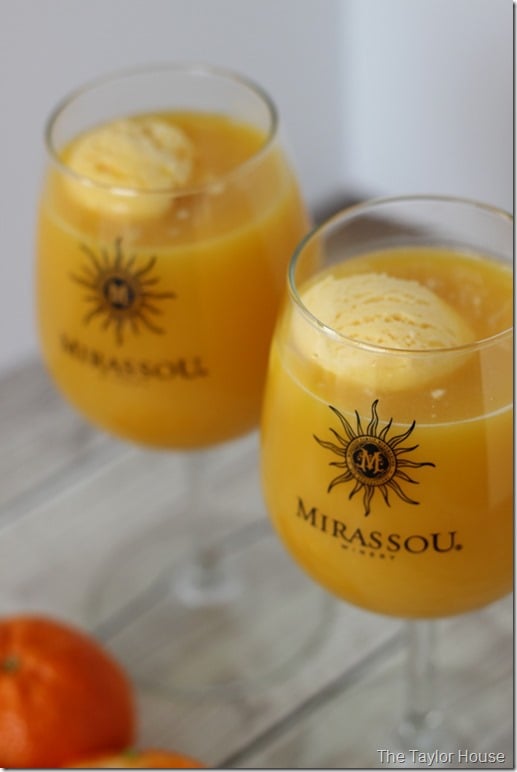 Moscato Float, Orange Creamsicle Moscato Float, Orange Creamsicle