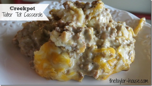 Crock Pot Tater Tot Casserole