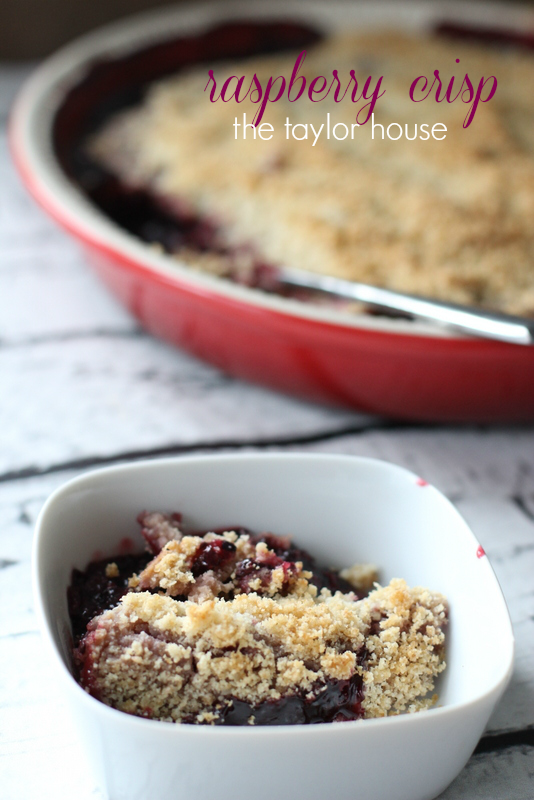 Raspberry Crisp Dessert Recipe | The Taylor House