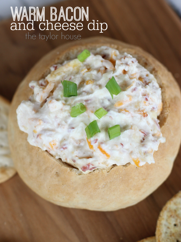 Warm Bacon Cheese Dip, Sargento shredded cheese