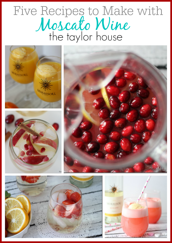 5 Drinks to Make with One Bottle of Moscato Wine The Taylor House