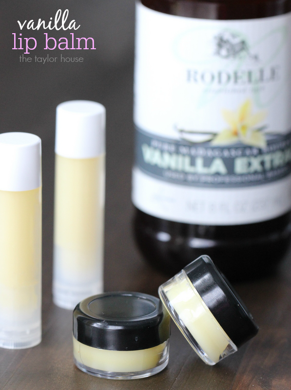 Homemade Vanilla Lip Balm The Taylor House