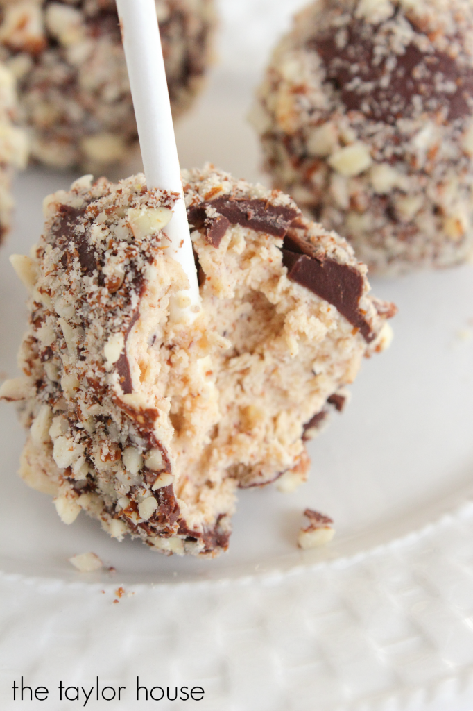 Delicious Easy to make Almond Butter Pops!