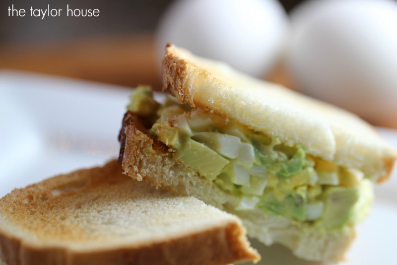 Delicious and Healthy Avocado Egg Salad Sandwich!