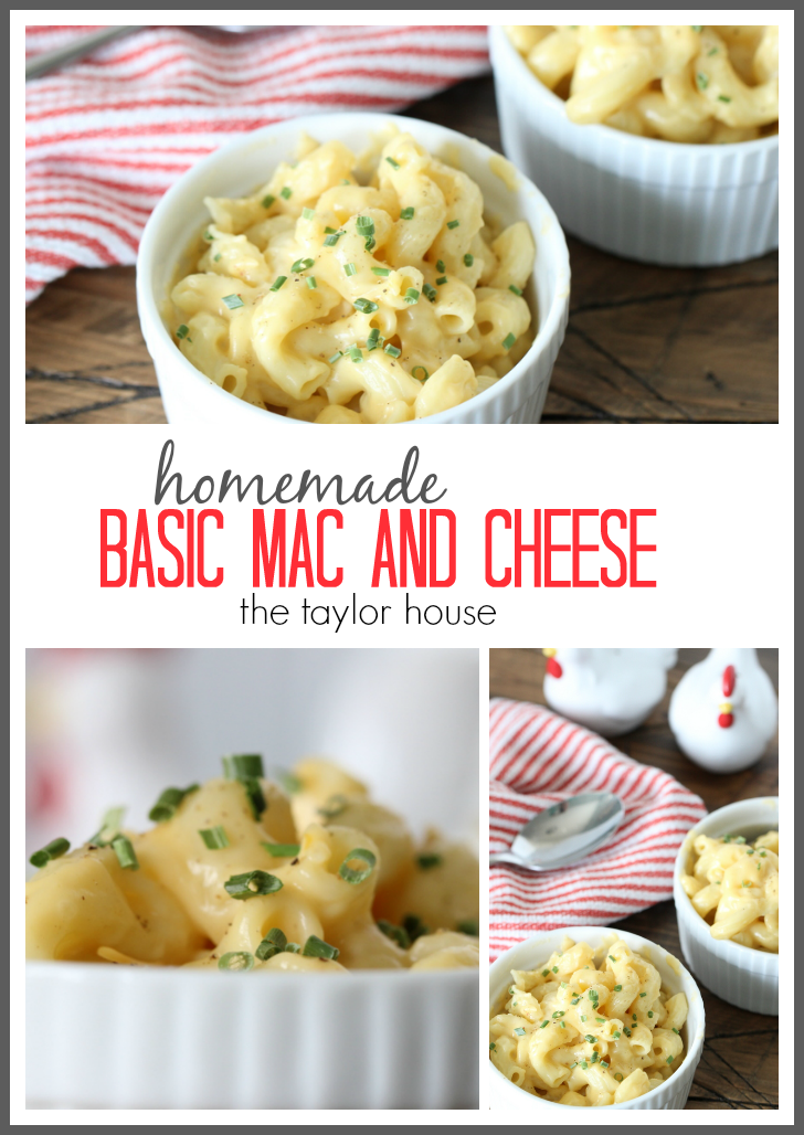 Delicious and Simple to make Basic Homemade Mac and Cheese Recipe!