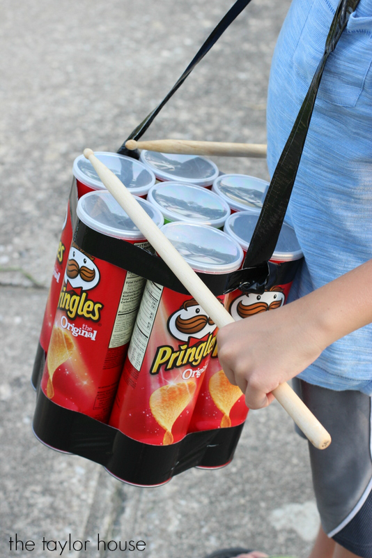 Upcycled Pringles Can DIY Drum