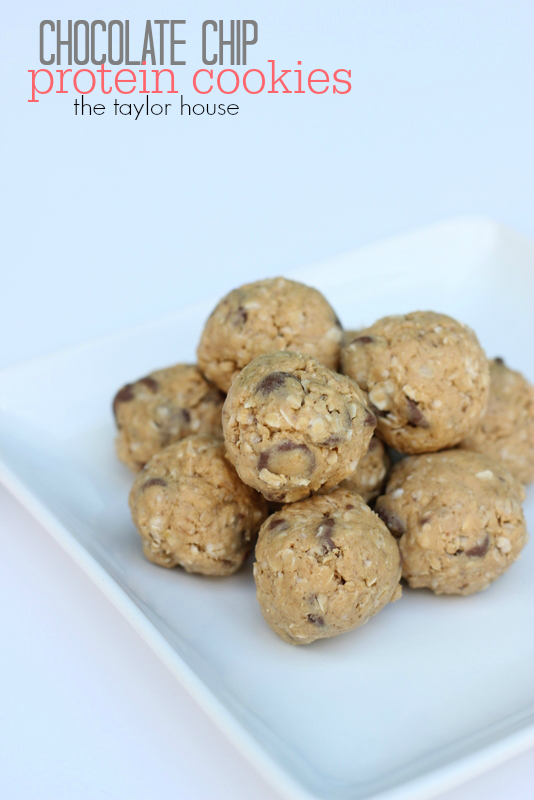 Chocolate Chip Protein Cookies (No Bake) The Taylor House