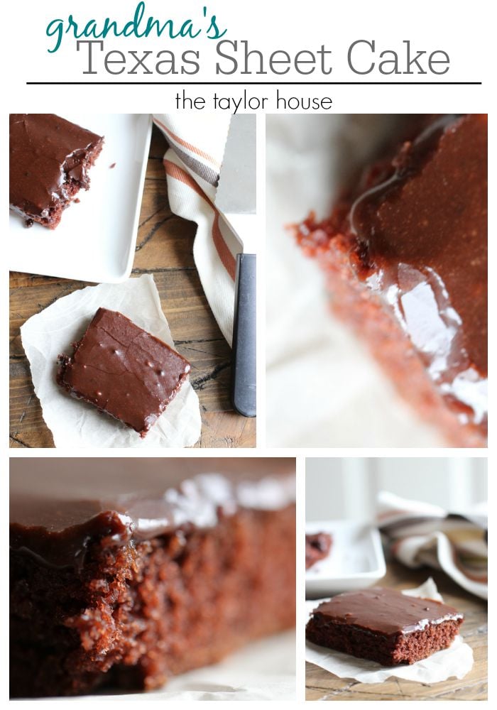 Grandma's Texas Sheet Cake Recipe!