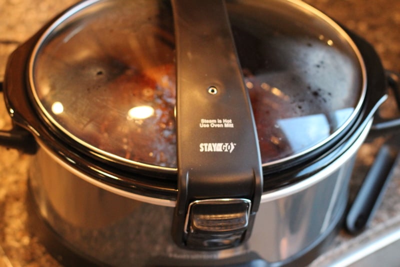 Deliciously easy to make Four Ingredient Slow Cooker Roast!