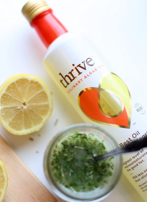 Light and Delicious Lemon Herb Vinaigrette that's perfect for salads or marinating chicken and fish!