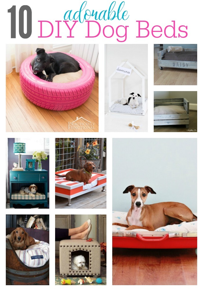 10 Adorable DIY Dog Beds you can make yourself!