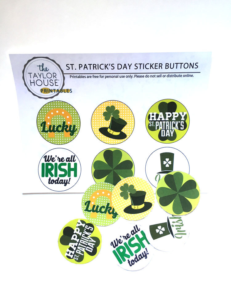 St. Patrick's Day Printables | The Taylor House