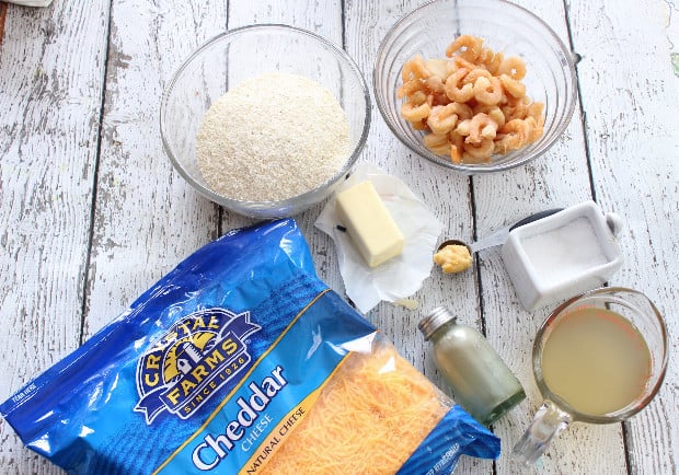 Foil Packets: Cheesy Shrimp and grits