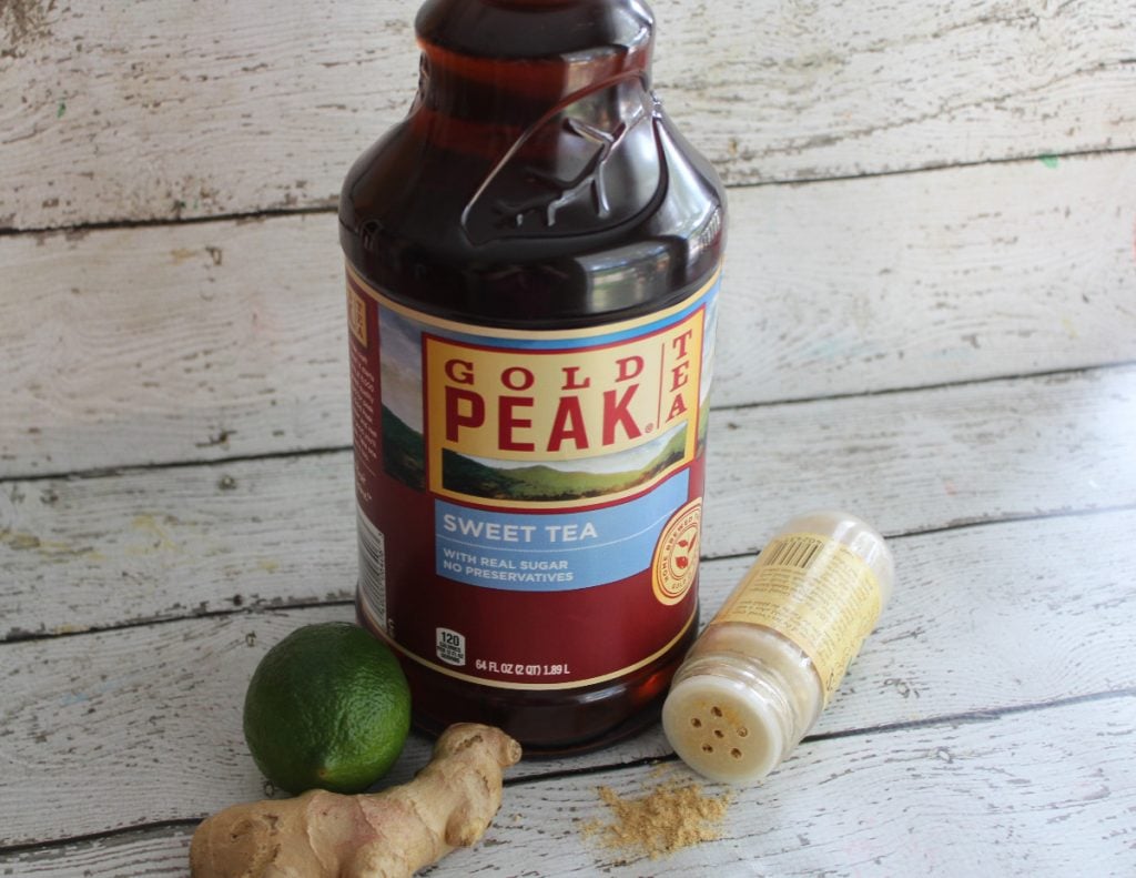 Ginger Lime Tea Mocktail