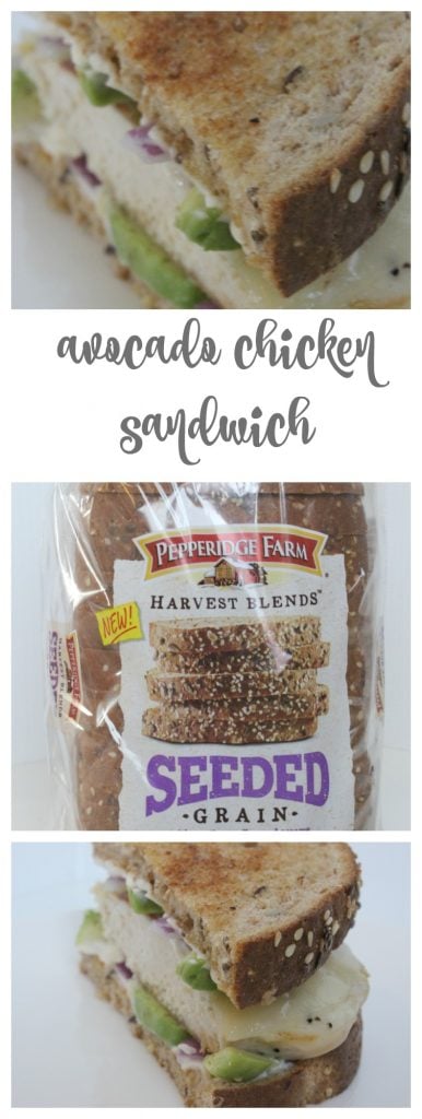 Avocado Chicken Sandwich #HarvestBlends