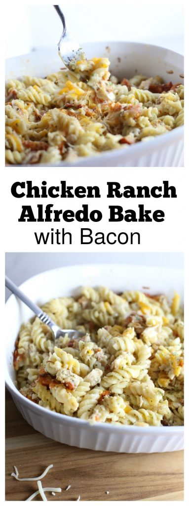 Ranch Chicken Alfredo with Bacon