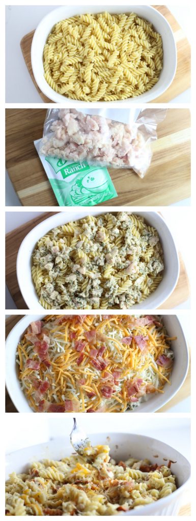Ranch Chicken Alfredo with Bacon