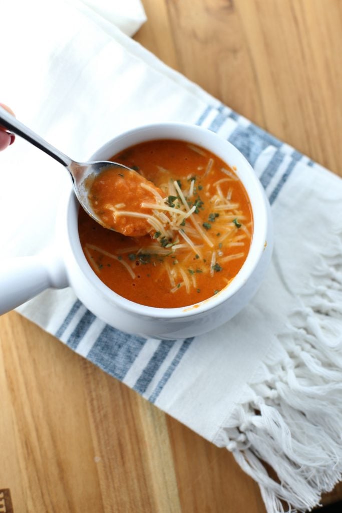 Instant Pot Tomato Basil Soup