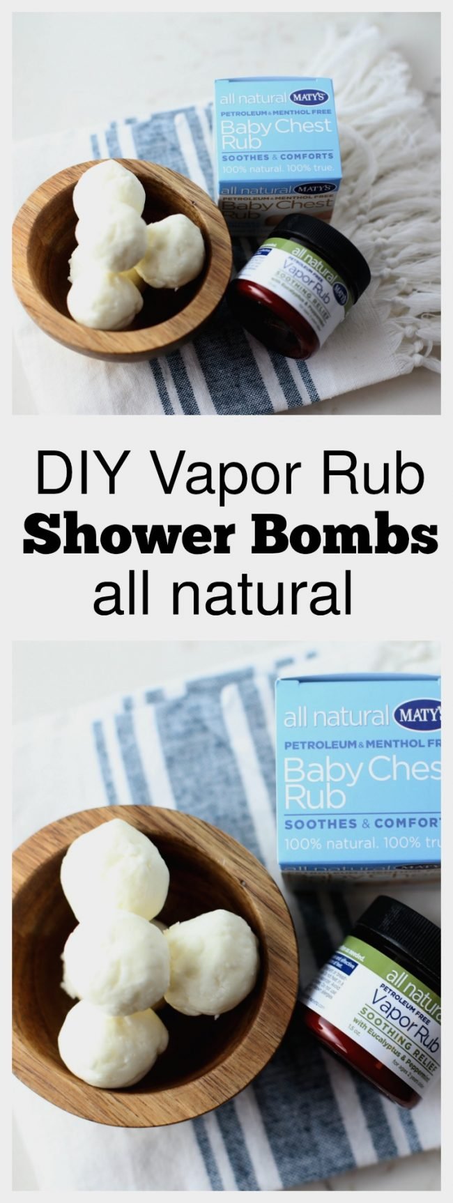 Vapor Rub DIY Shower Bombs The Taylor House