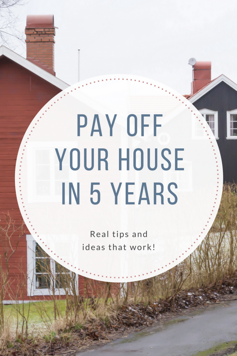 How to Pay off Your House in 5 Years or Less