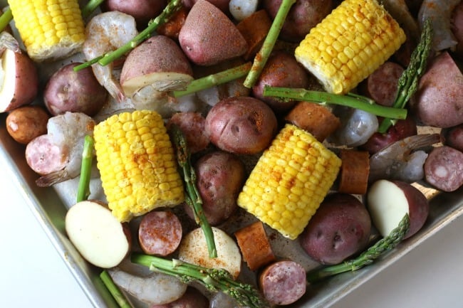 Sheet Pan Shrimp Bake