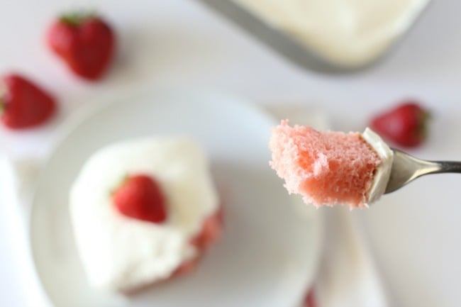 Strawberry Fridge Cake