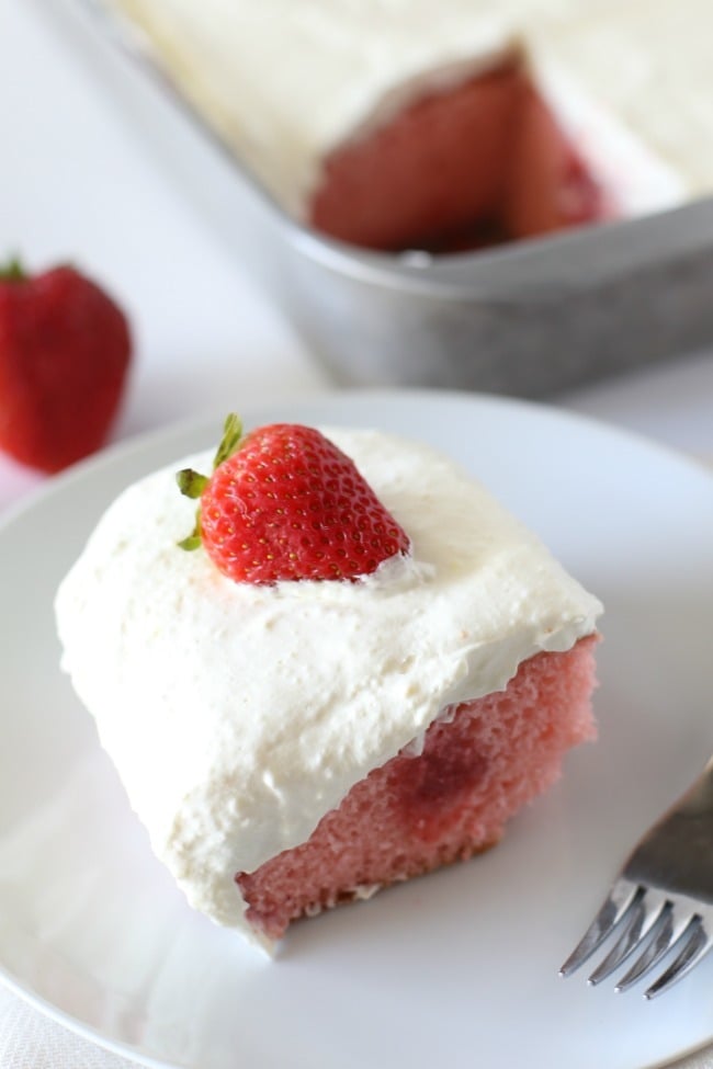 Strawberry Fridge Cake