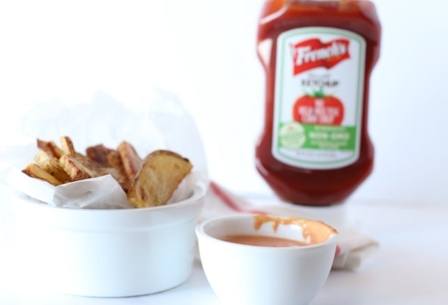 Homemade Baked French Fries and Fry Sauce